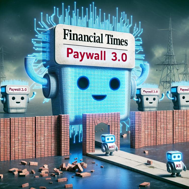 Banner for AI-Powered Paywalls: Financial Times Leads the Charge with 'Paywall 3.0'