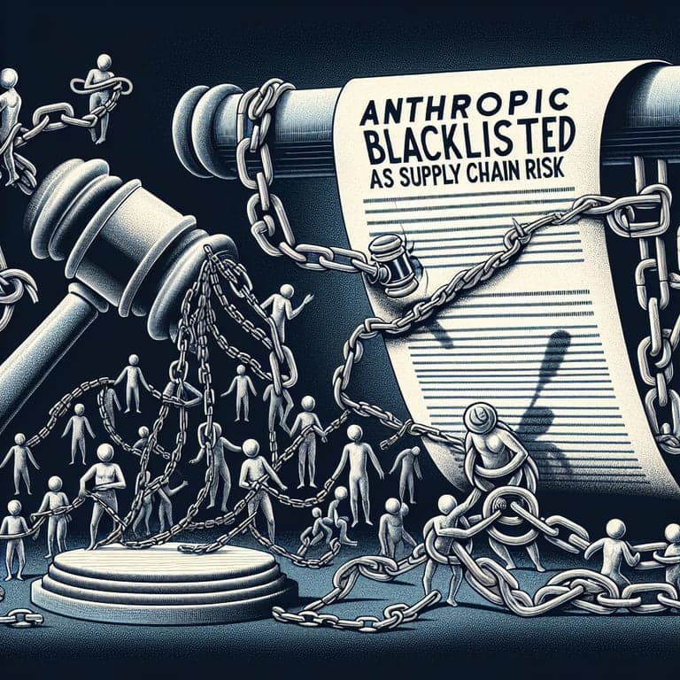 Banner for Anthropic Blacklisted as Supply Chain Risk: Legal Saga Unfolds