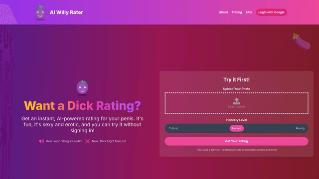 Thumbnail image for AI Willy Rater