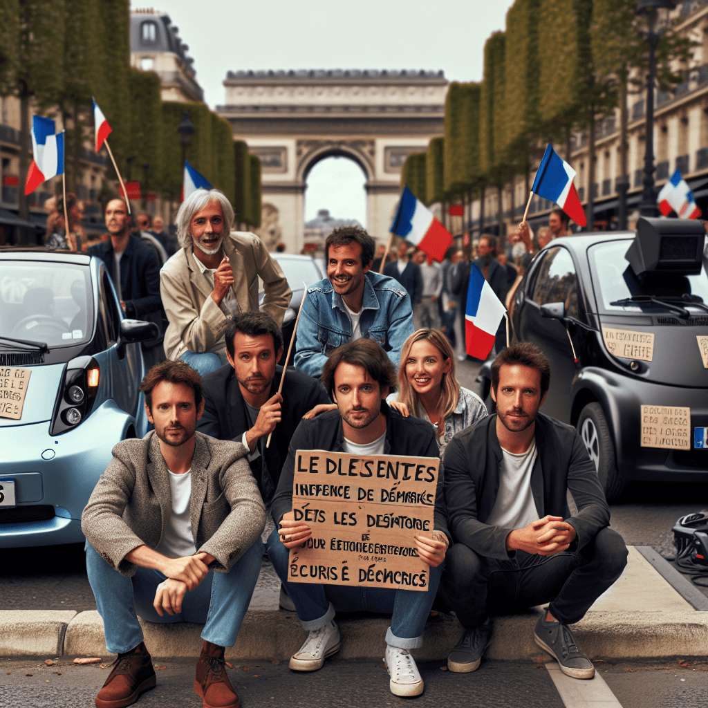 Tesla Owners in France Take a Stand Against Elon Musk’s Political Influence!
