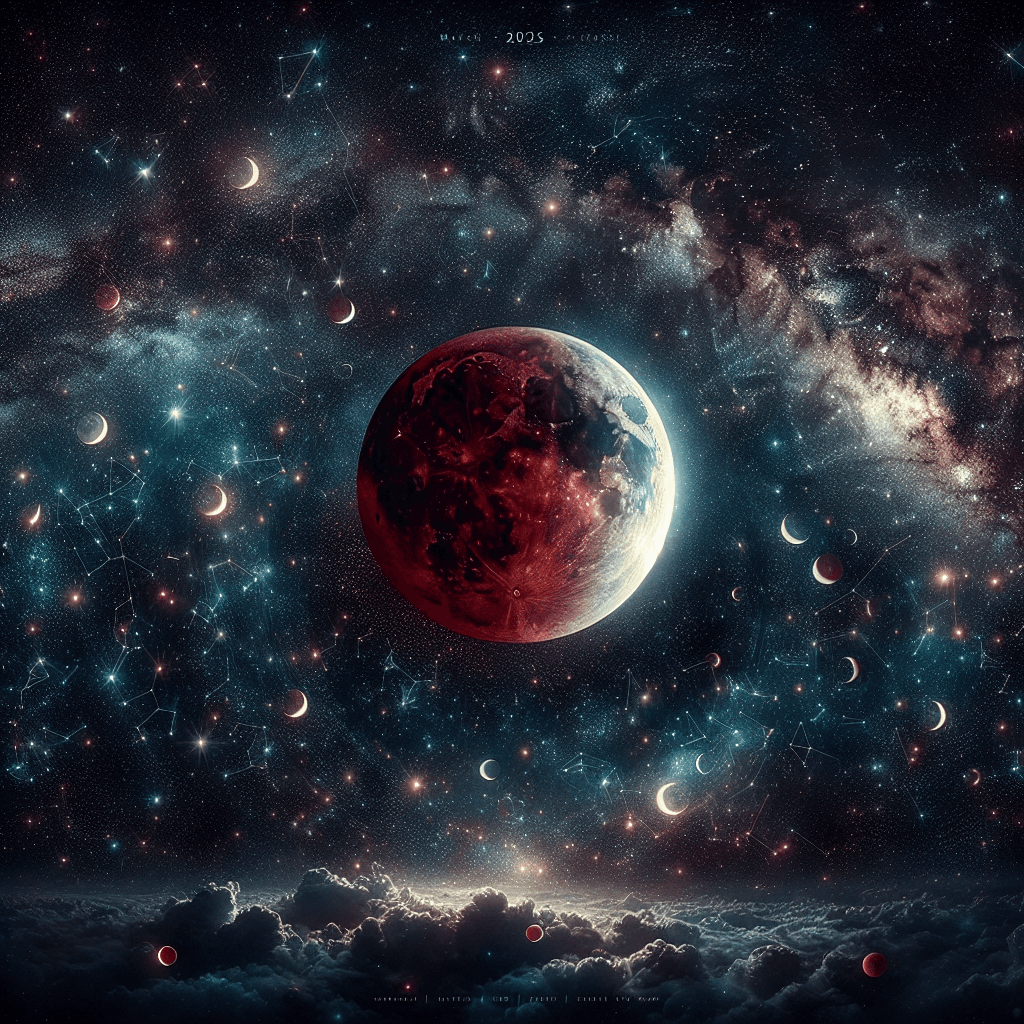 Witness the Celestial Spectacle: Total Lunar Eclipse and Blood Moon on March 13-14, 2025!