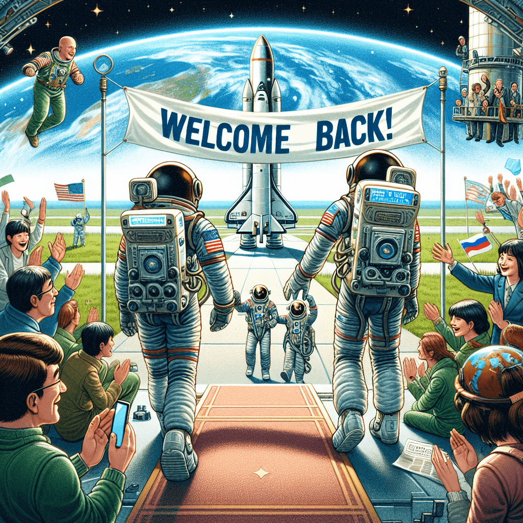 Banner for NASA's Space Heroes to Return: Butch Wilmore and Suni Williams Set for Earth Landing!