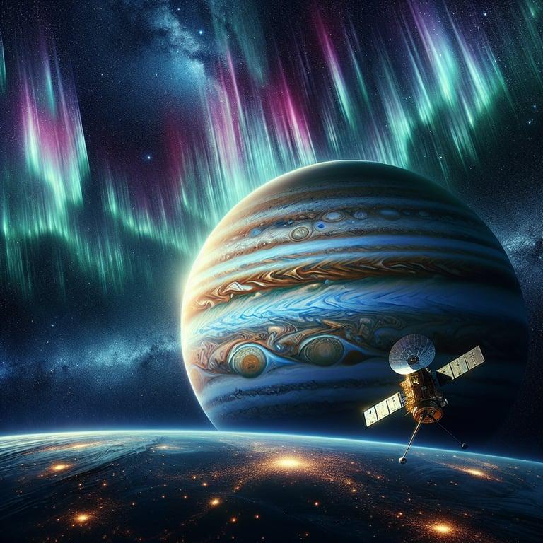 Banner for NASA Captures Spectacular Auroras Lighting Up Jupiter!