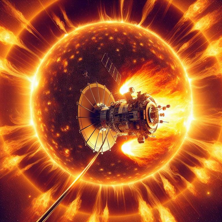 Banner for NASA's Parker Solar Probe Defies Heat, Sets Record with Sun's Closest Approach!