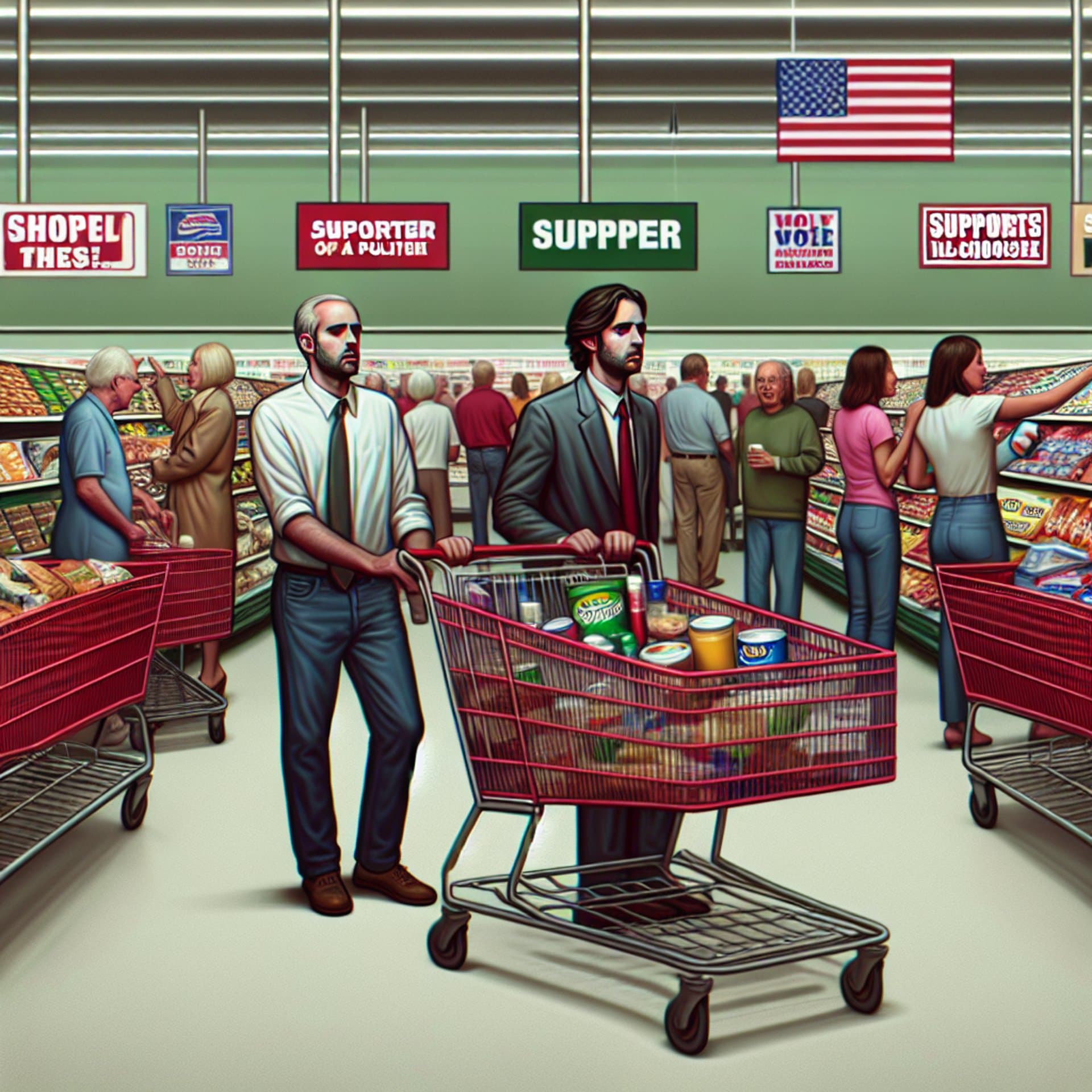 MAGA Supporters Hit with Buyer's Remorse at the Grocery Store