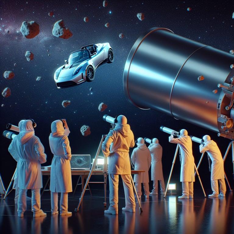 Banner for Astronomers Confuse Elon Musk's Tesla Roadster for a New Asteroid