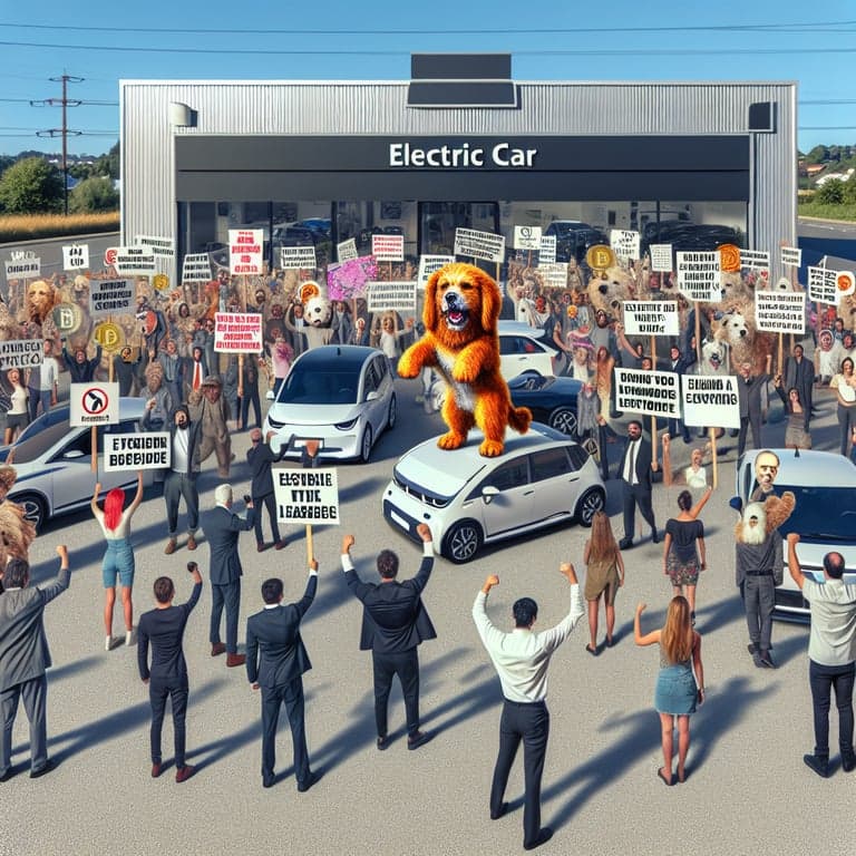Arlington Tesla Dealership Becomes Protest Ground Against Musk's DOGE Leadership