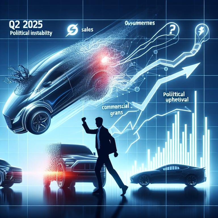Banner for Tesla's Q2 2025 Sales Slip Amidst Political Turbulence with CEO Musk