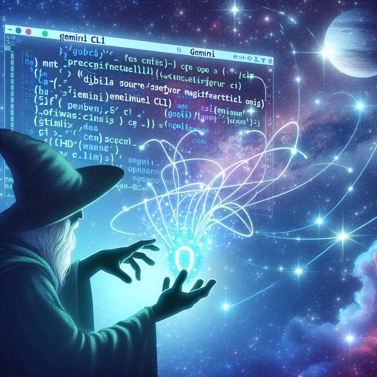 Banner for Google's Gemini CLI: Open-Source Magic for Terminal Wizards
