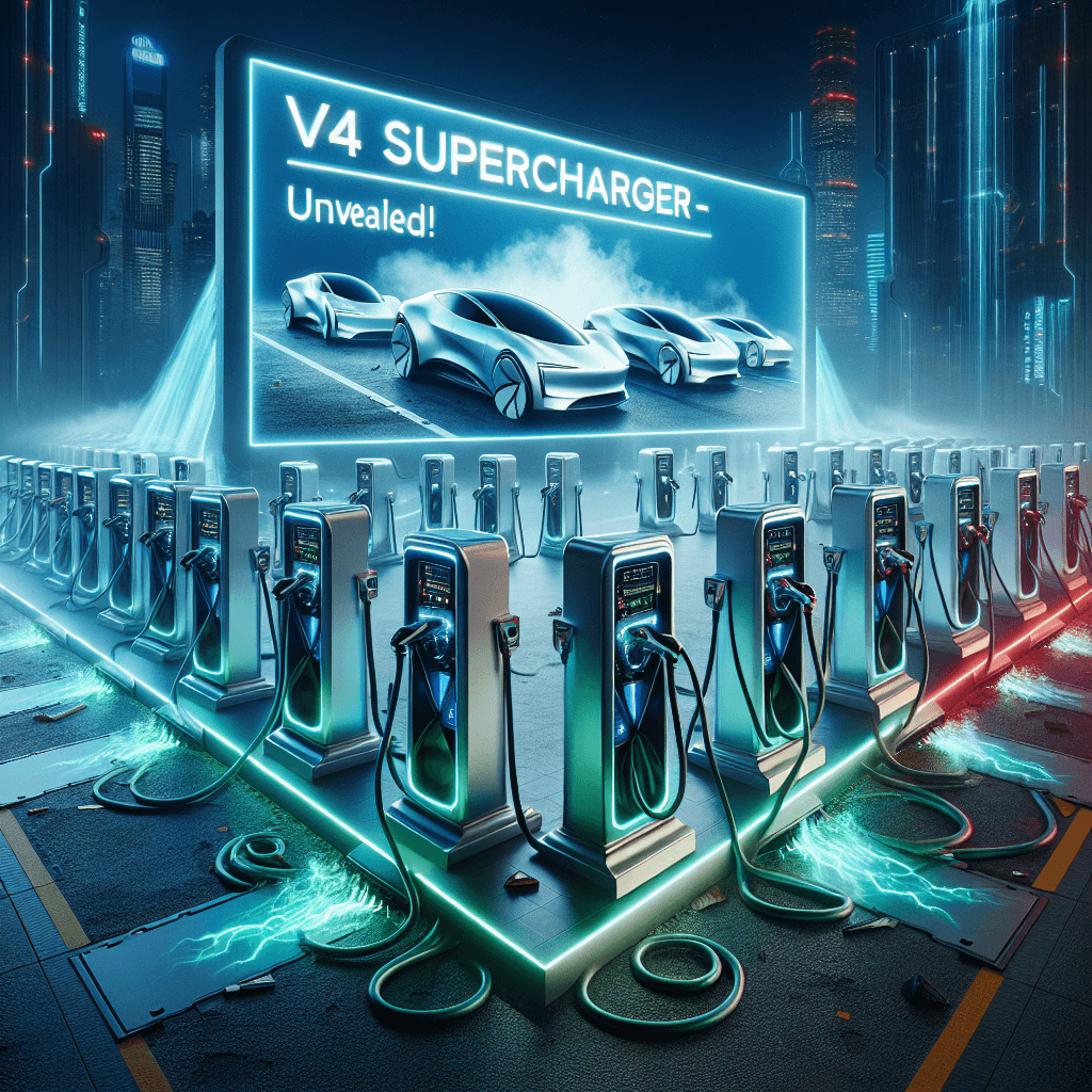 Banner for Tesla Unveils Game-Changing Folding V4 Superchargers!