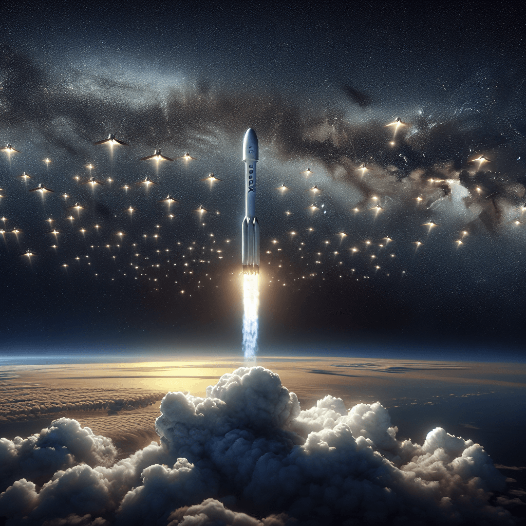 Banner for SpaceX to Launch 29 Starlink V2 Mini Satellites Aboard Falcon 9
