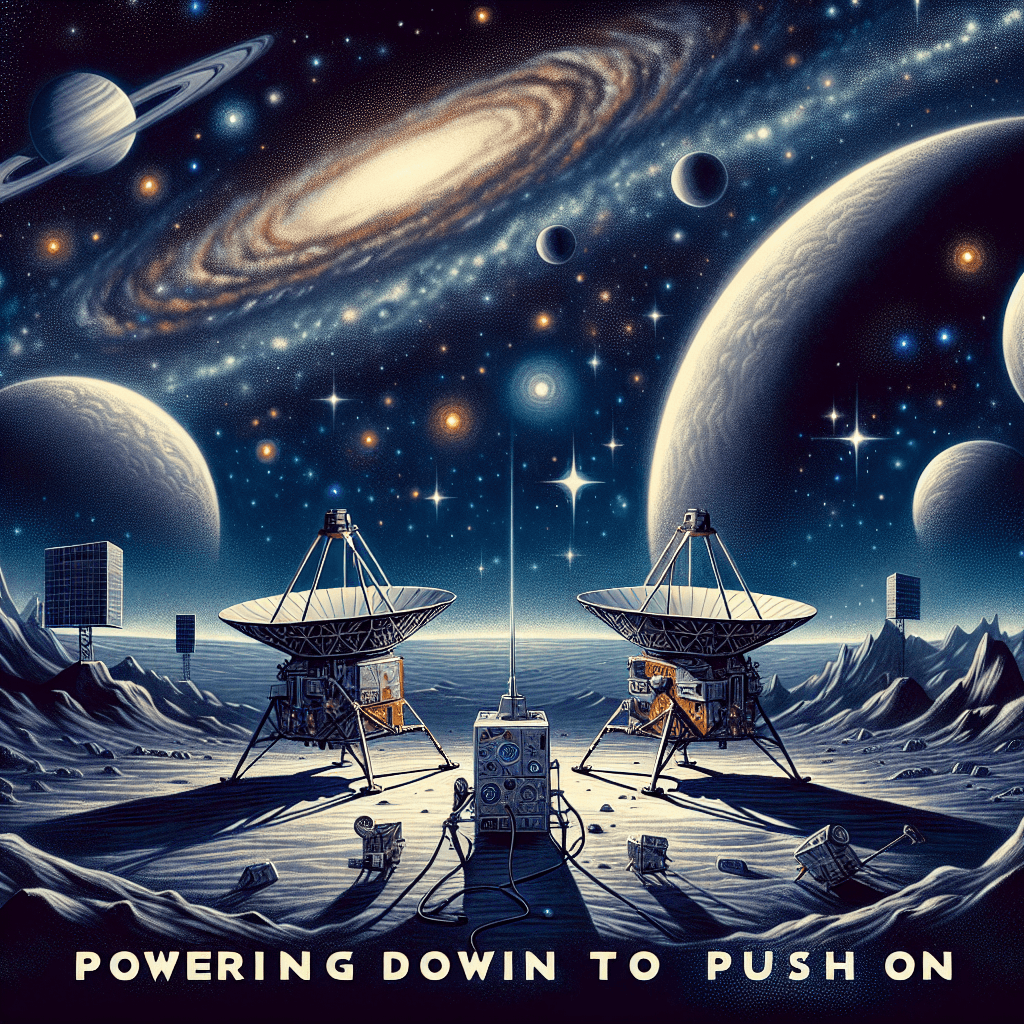 Banner for Powering Down to Push On: NASA's Balancing Act with Voyager Probes
