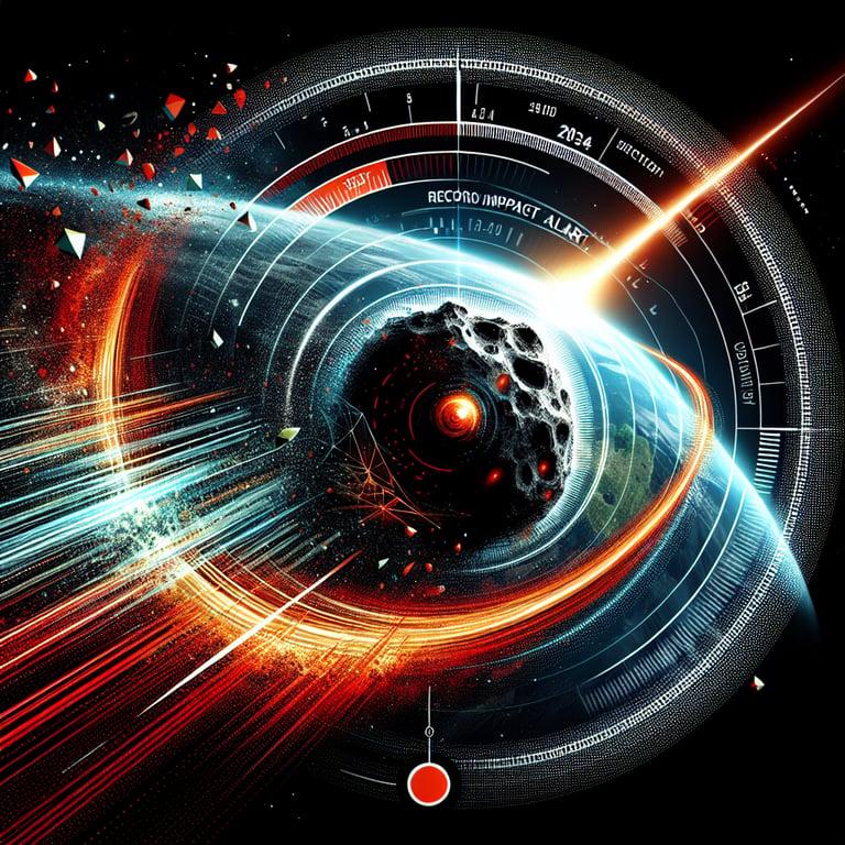 Banner for Potential Collision Alert: Asteroid 2024 YR4 Achieves Record Impact Probability