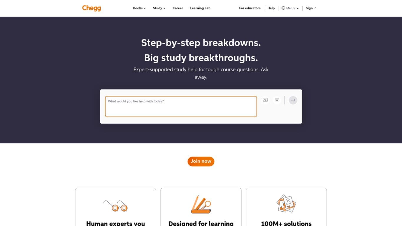 Cheggmate screenshot