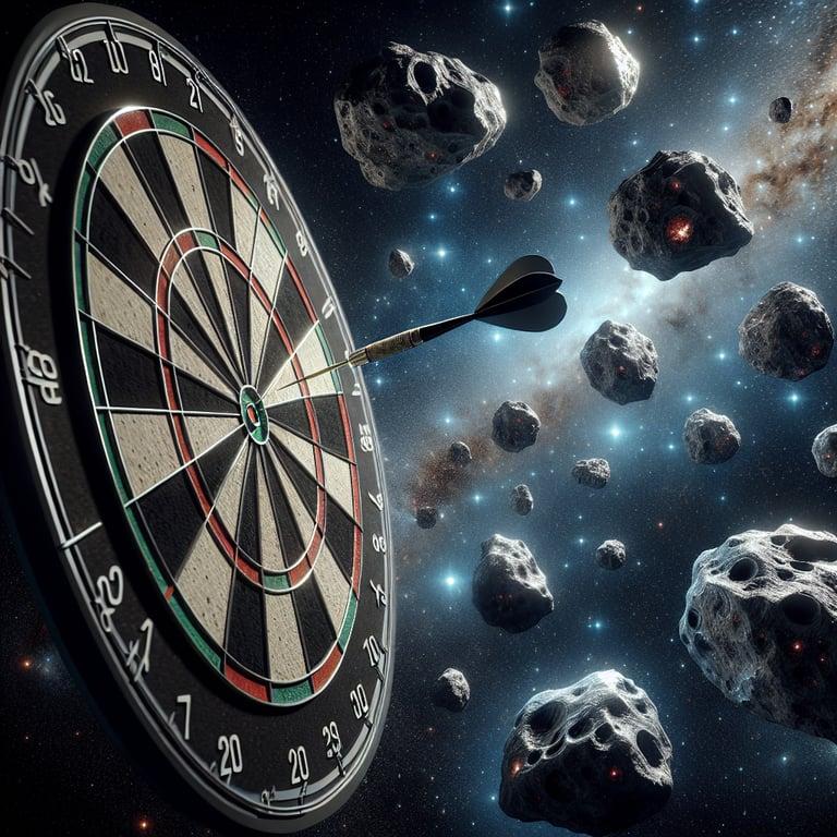 Banner for NASA's DART Mission Hits the Bullseye, but Space Boulders Steal the Show!
