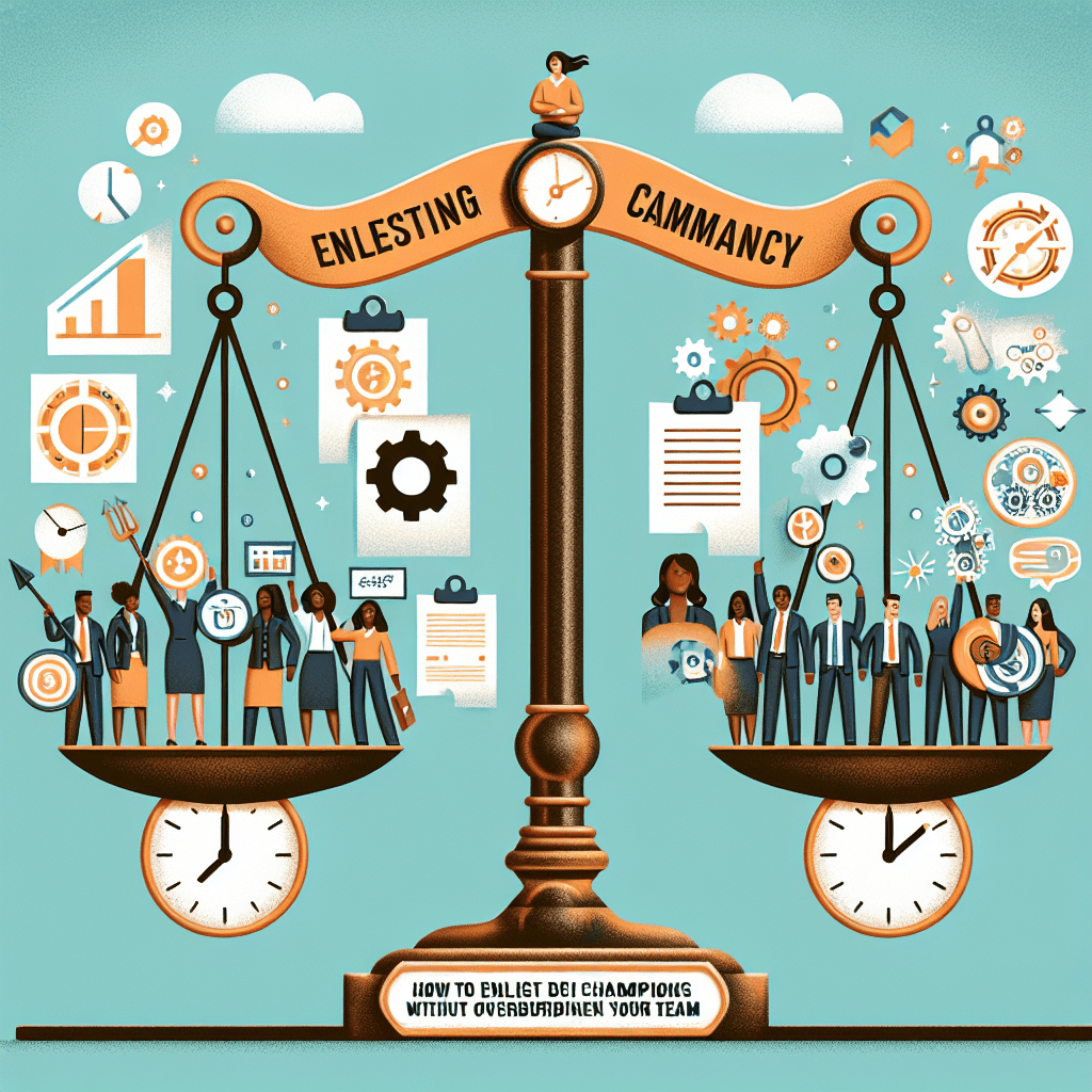 How to Enlist DEI Champions Without Overburdening Your Team