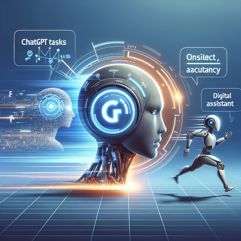Banner for OpenAI's New 'Tasks' Feature in ChatGPT Challenges Alexa and Siri