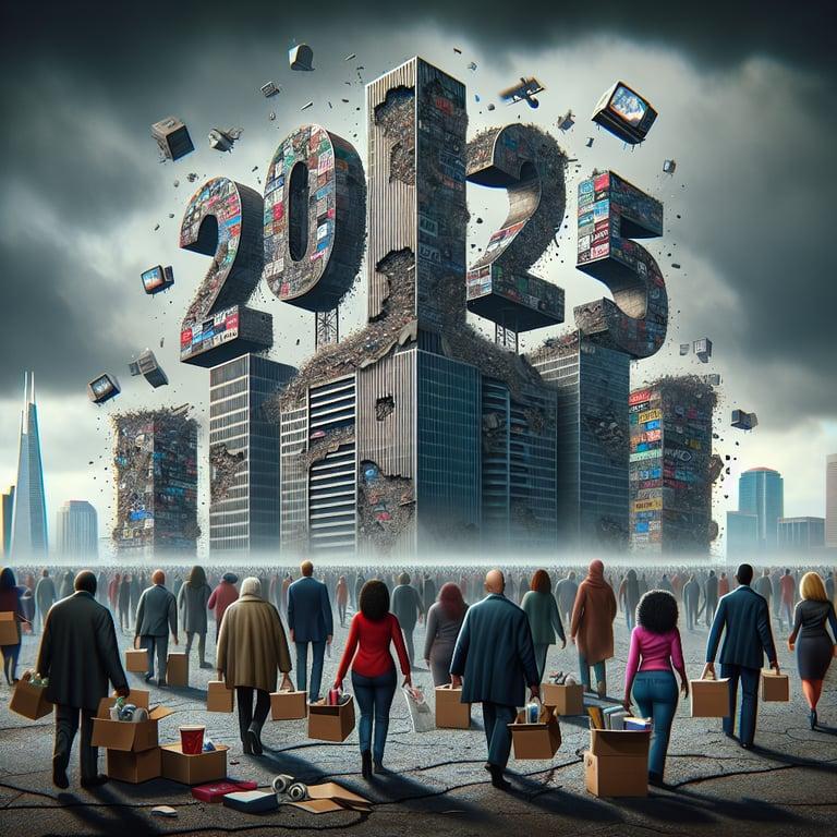 Banner for 2025 Sees Mass Layoffs Shake Media Giants Like Disney and More!