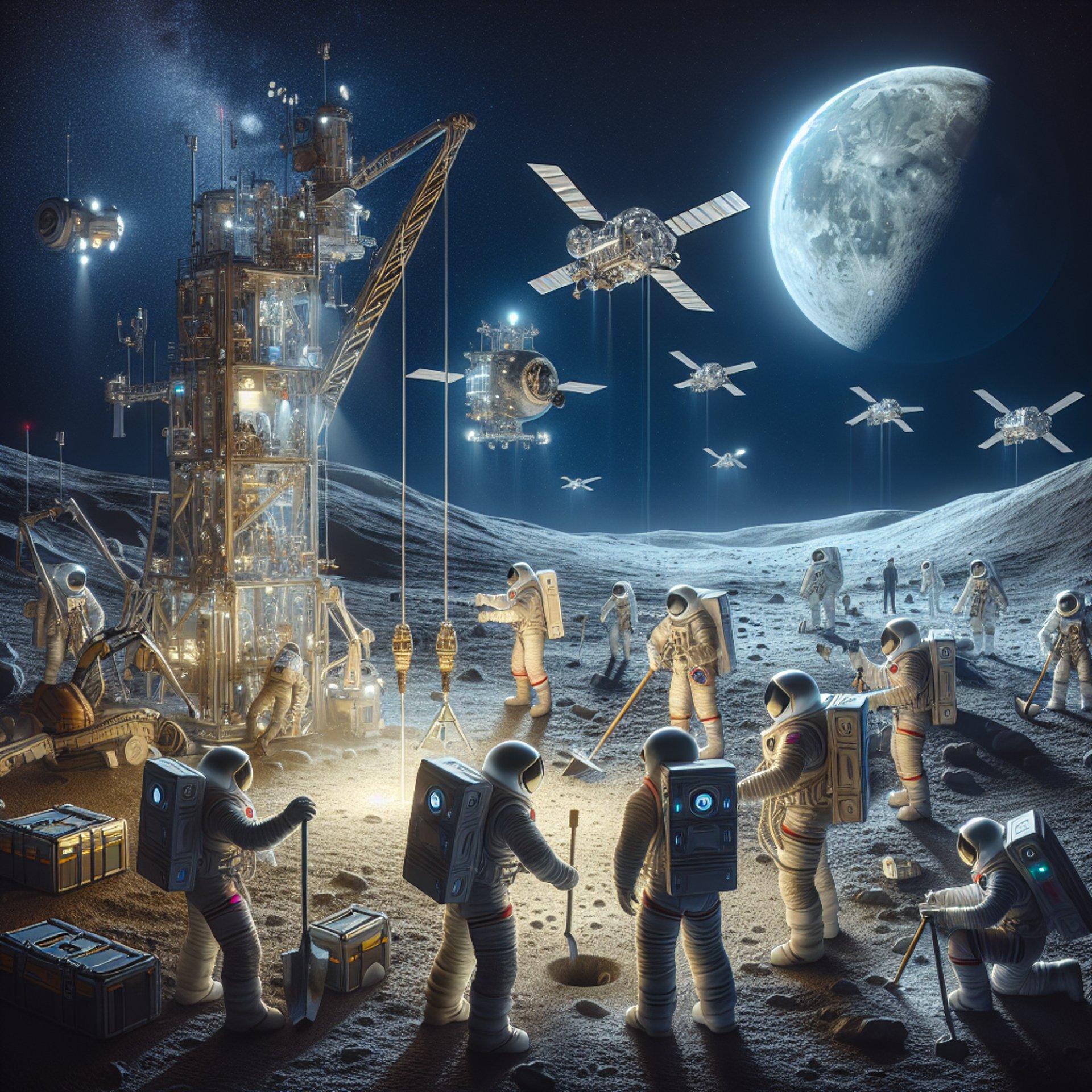 Banner for Lunar Dreams: NASA's Ambitious Plan to Mine the Moon!
