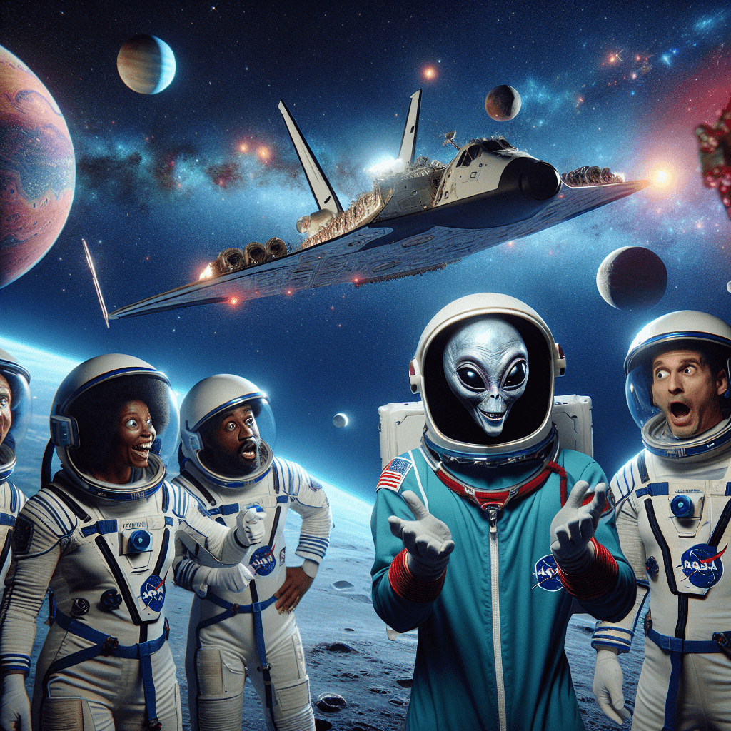 Banner for Alien Prank in Space: Cosmonaut Wears Mask to Welcome SpaceX Crew-10