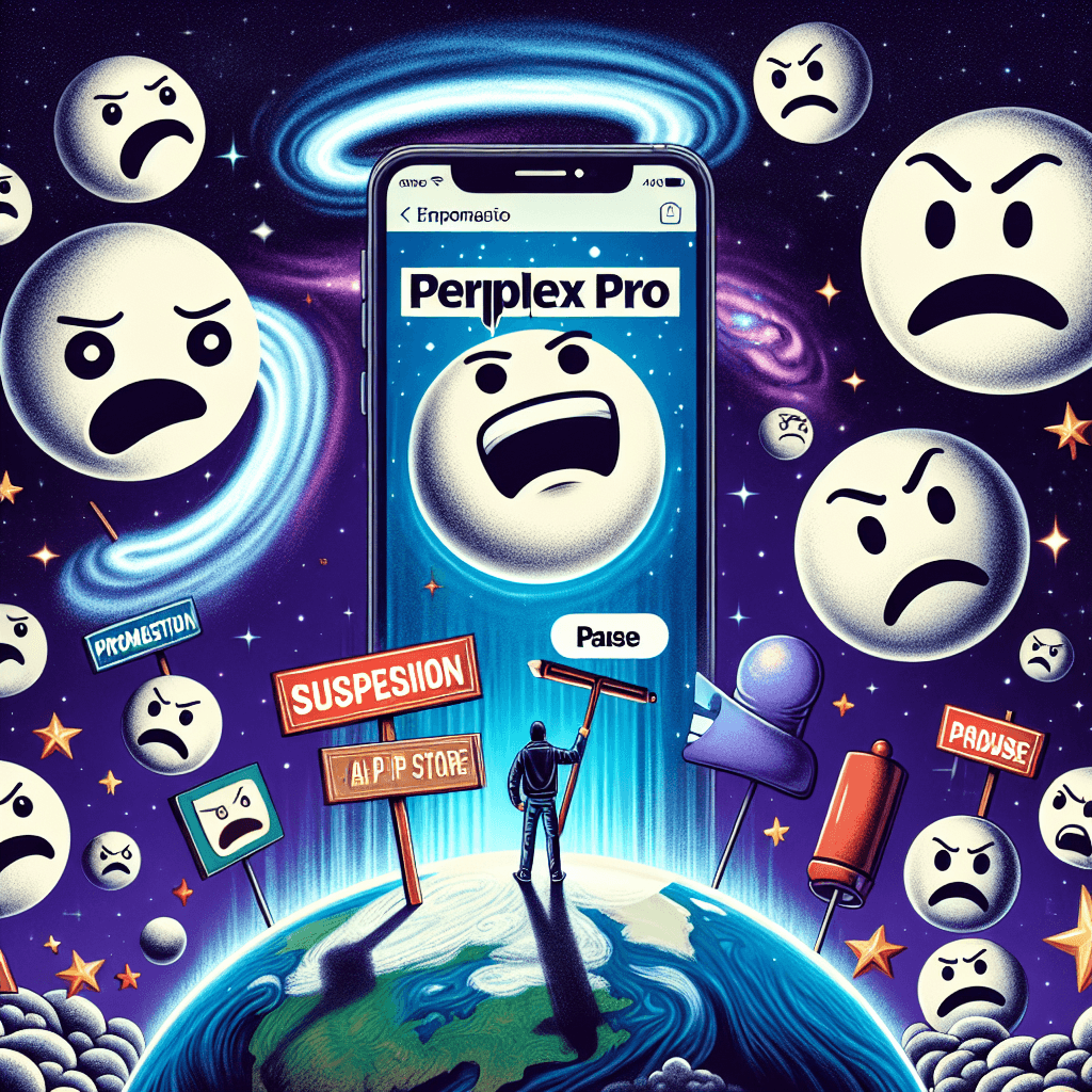 Banner for Samsung Galaxy Store's Perplexity Pro Promo Faces User Backlash Due to Suspensions