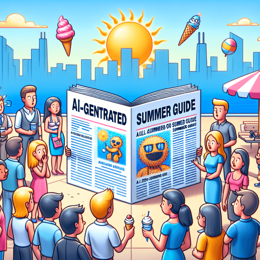 Banner for Chicago Sun-Times Faces Backlash Over AI-Generated Fake Summer Guide!