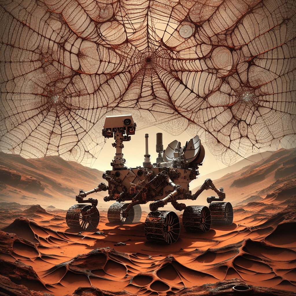 Banner for Curiosity Rover Dives into Martian 'Spiderwebs': Unveiling Mysteries of Mars