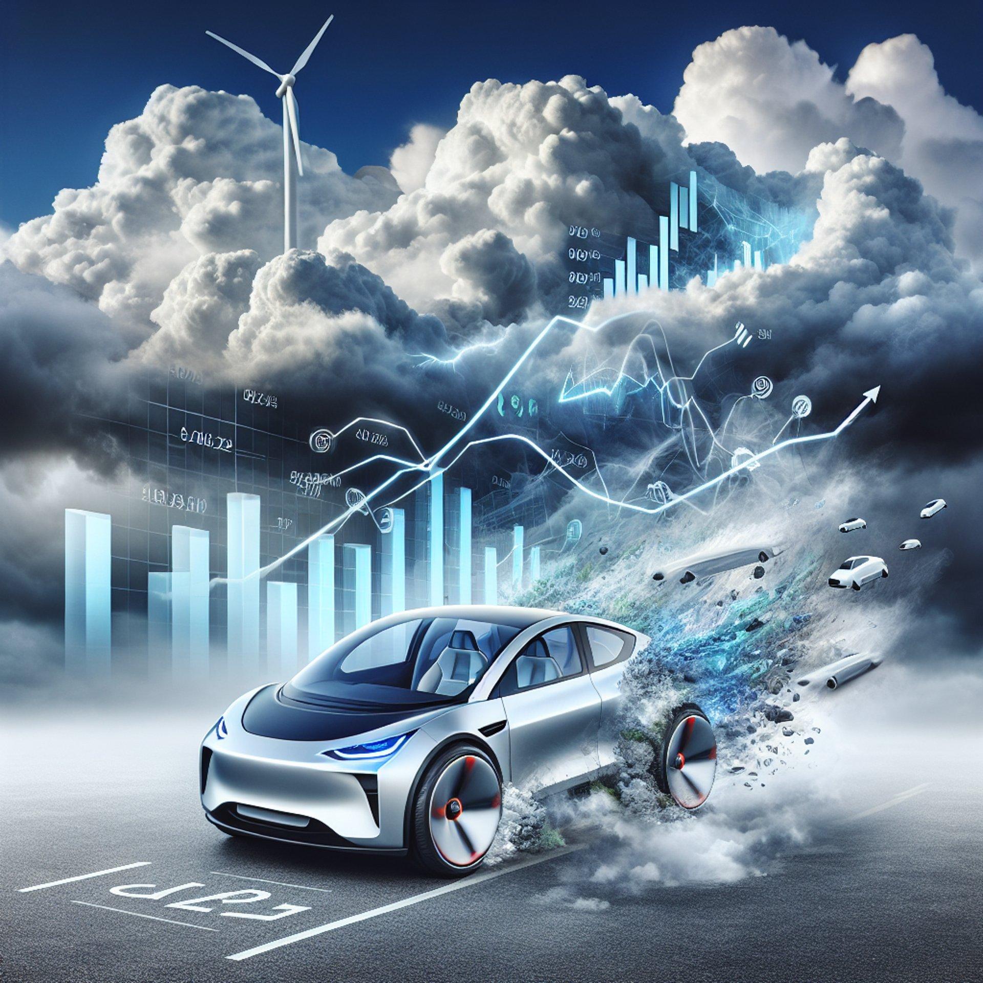 Banner for Tesla's Q1 2025 Earnings: Navigating Stormy Skies in the EV World