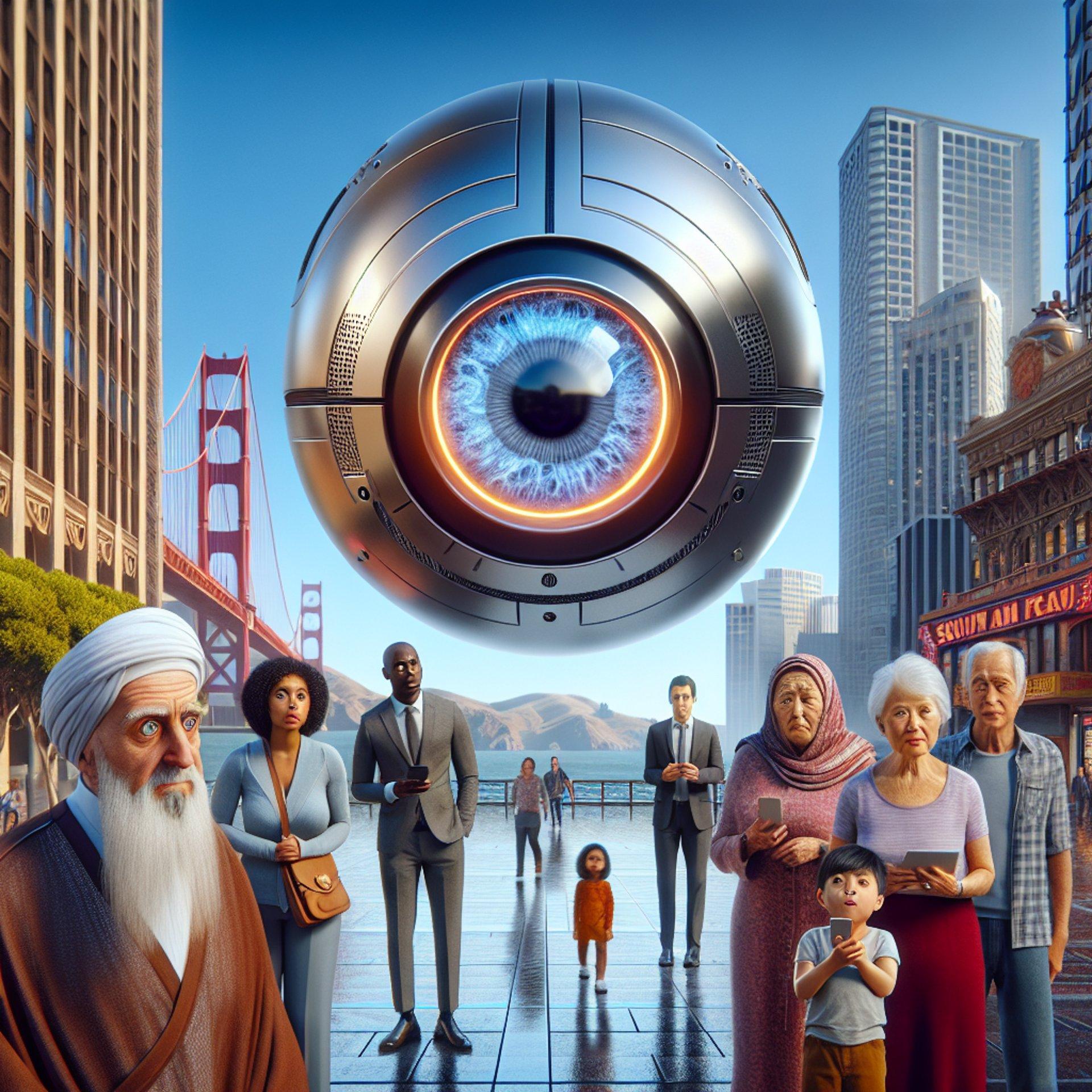 Banner for Worldcoin's Eye-Scanning Orb Lands in San Francisco, Raising Eyebrows