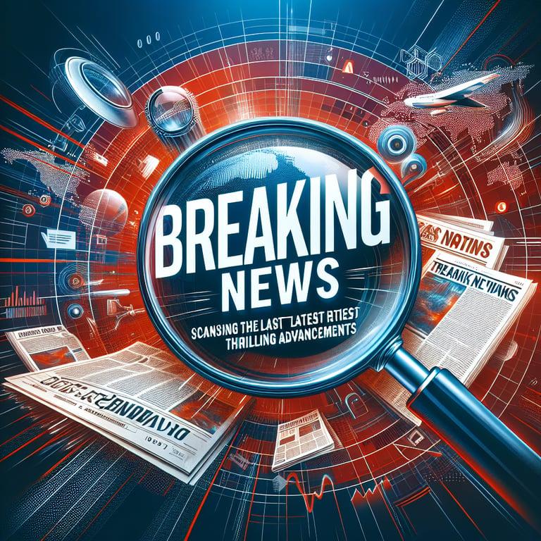 Banner for Breaking News: Examine the Latest Exciting Developments