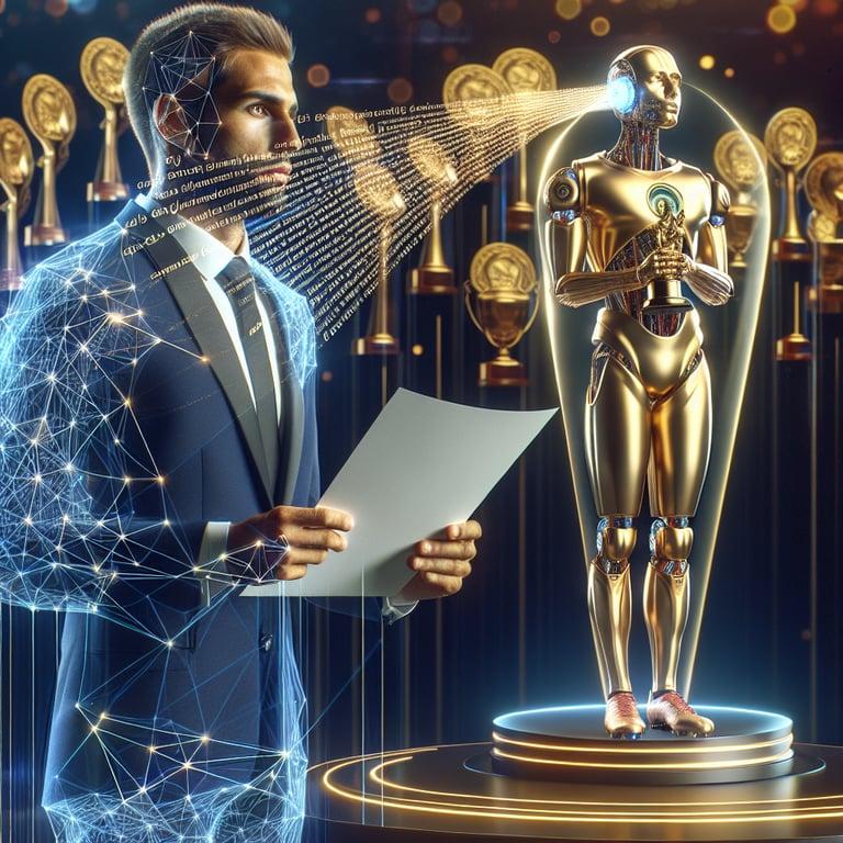 Banner for Cristiano Ronaldo Uses AI for Speech Prep at Globe Prestige Awards