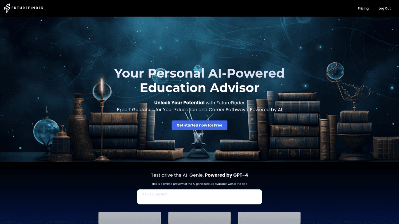 Futurefinder.ai screenshot