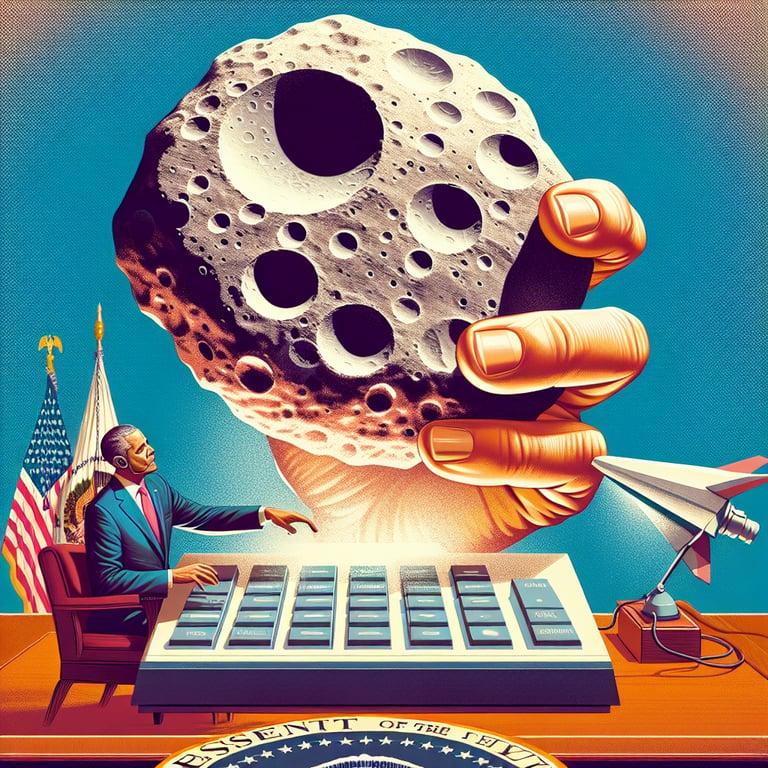 Banner for Trump Evicts Iconic Moon Rock from Oval Office: A New Space Era?