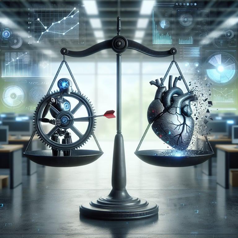 Banner for AI Takes the Helm in Corporate Downsizing: Efficiency or Empathy Out the Window?