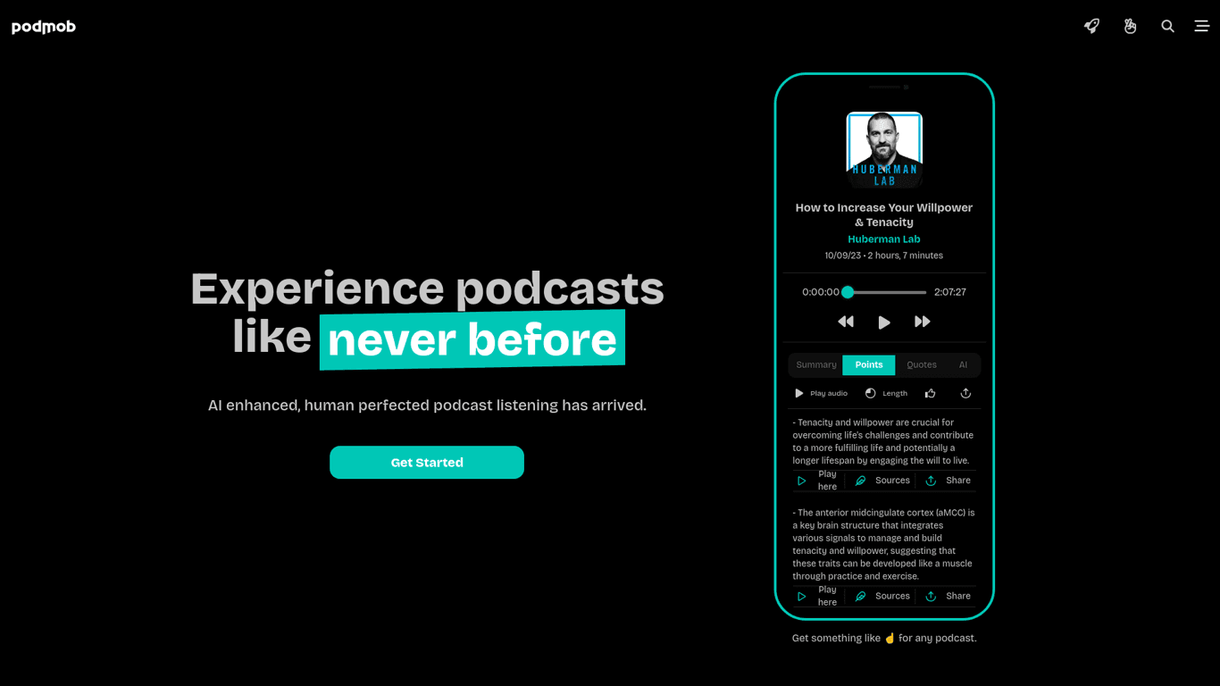 Podmob screenshot