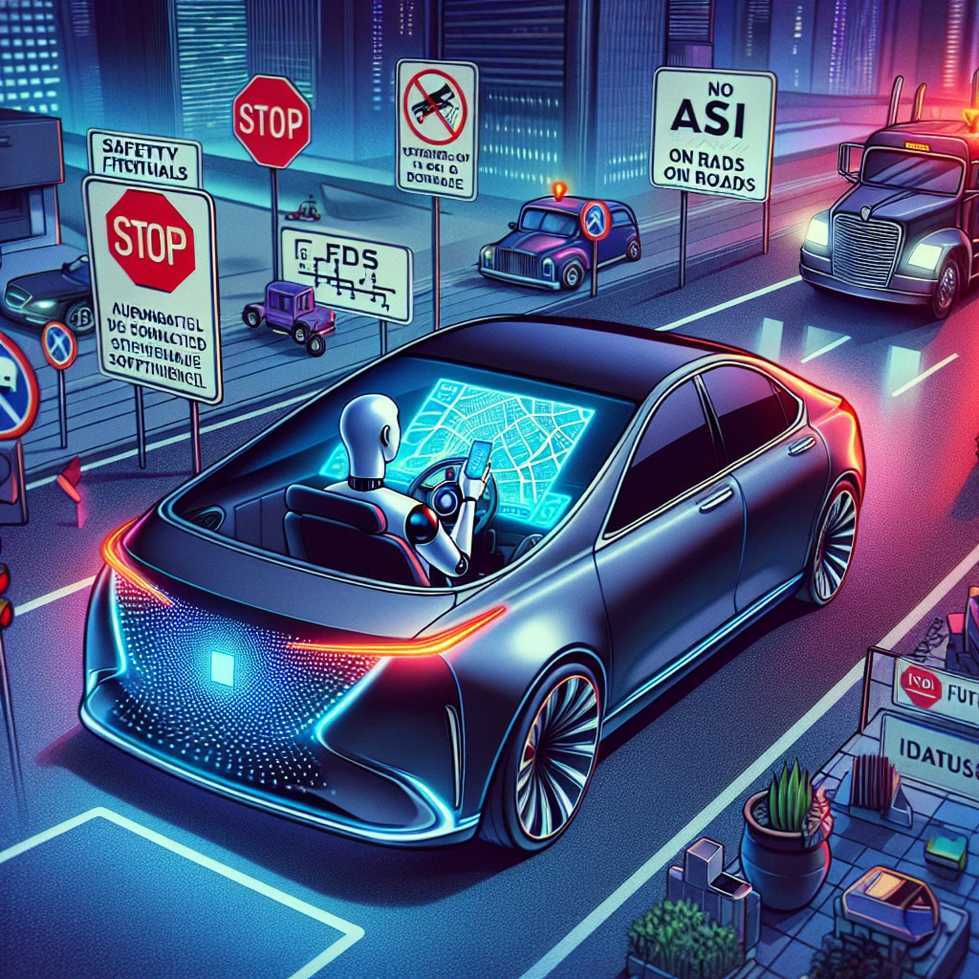 Banner for Texting Behind the Wheel: Tesla's Latest FSD Update Stirs Controversy