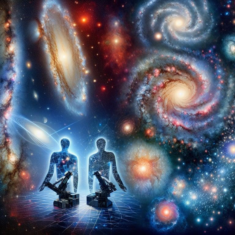 Banner for NASA's Cosmic Dream Team: Hubble and JWST Dazzle with Stunning Galaxy Gallery