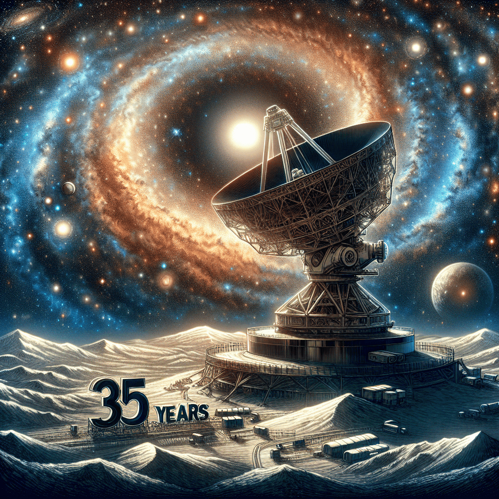 NASA's Timeless Gem: Hubble Space Telescope Celebrates 35 Years of Cosmic Wonders!
