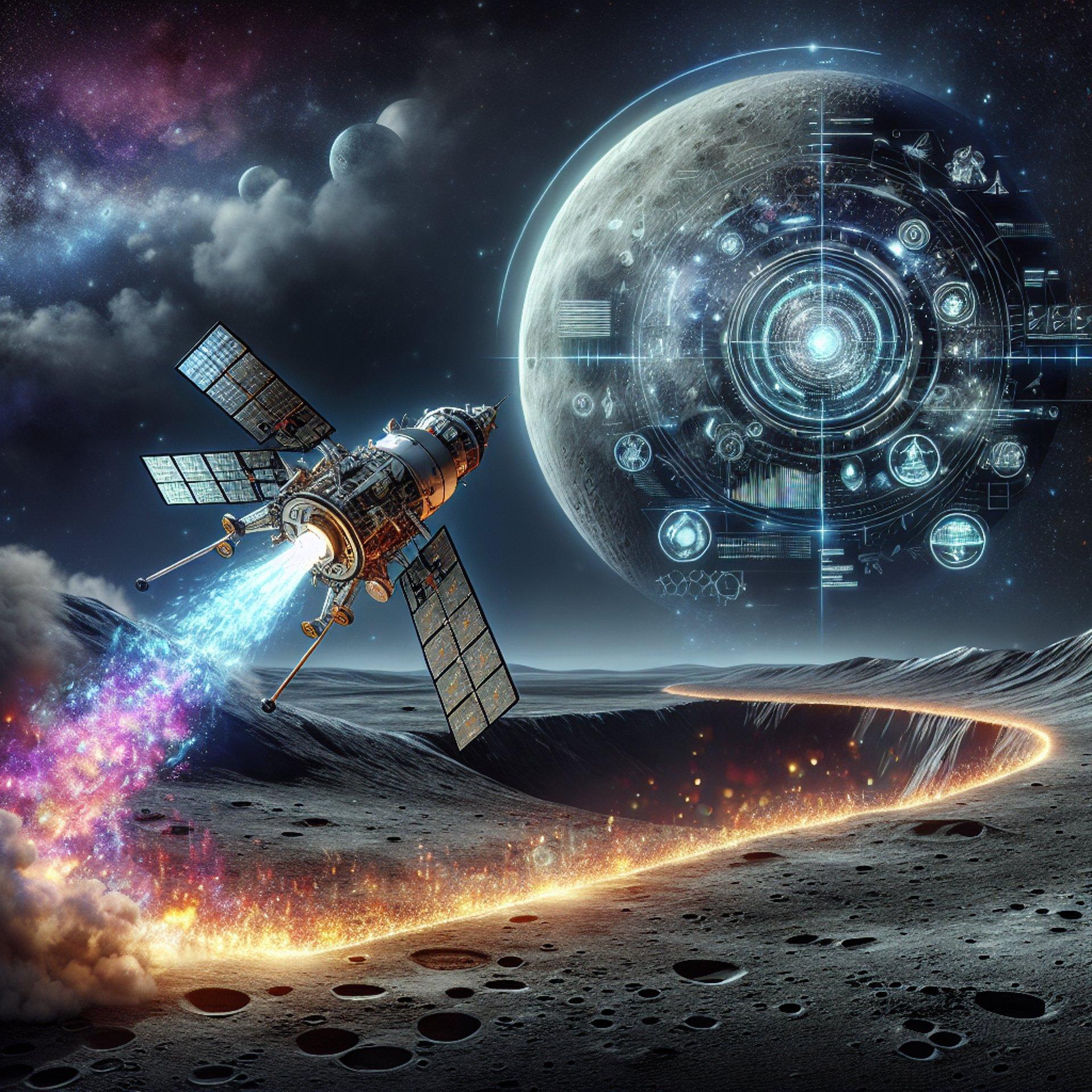 Banner for NASA's Lunar Trailblazer Blasts Off to Unearth Moon's Watery Secrets!