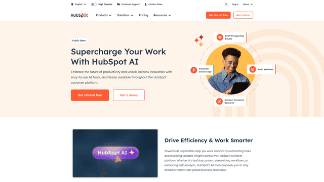 Thumbnail image for HubSpot AI