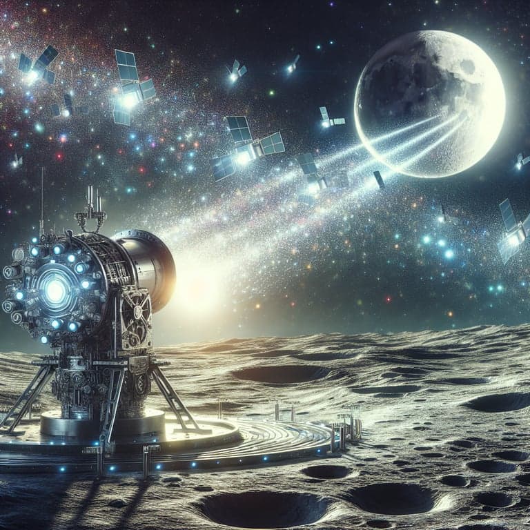 Banner for Elon Musk's 'Lunar Cannon': Blasting AI Satellites into Space from the Moon