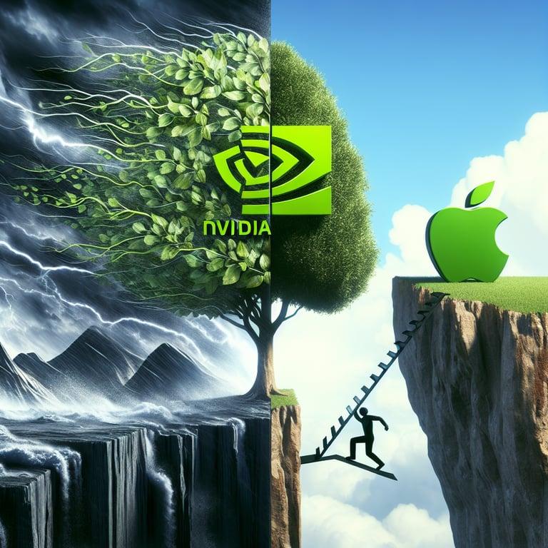 Banner for Nvidia Thrives Amid Trade Challenges While Apple Faces AI Hurdles