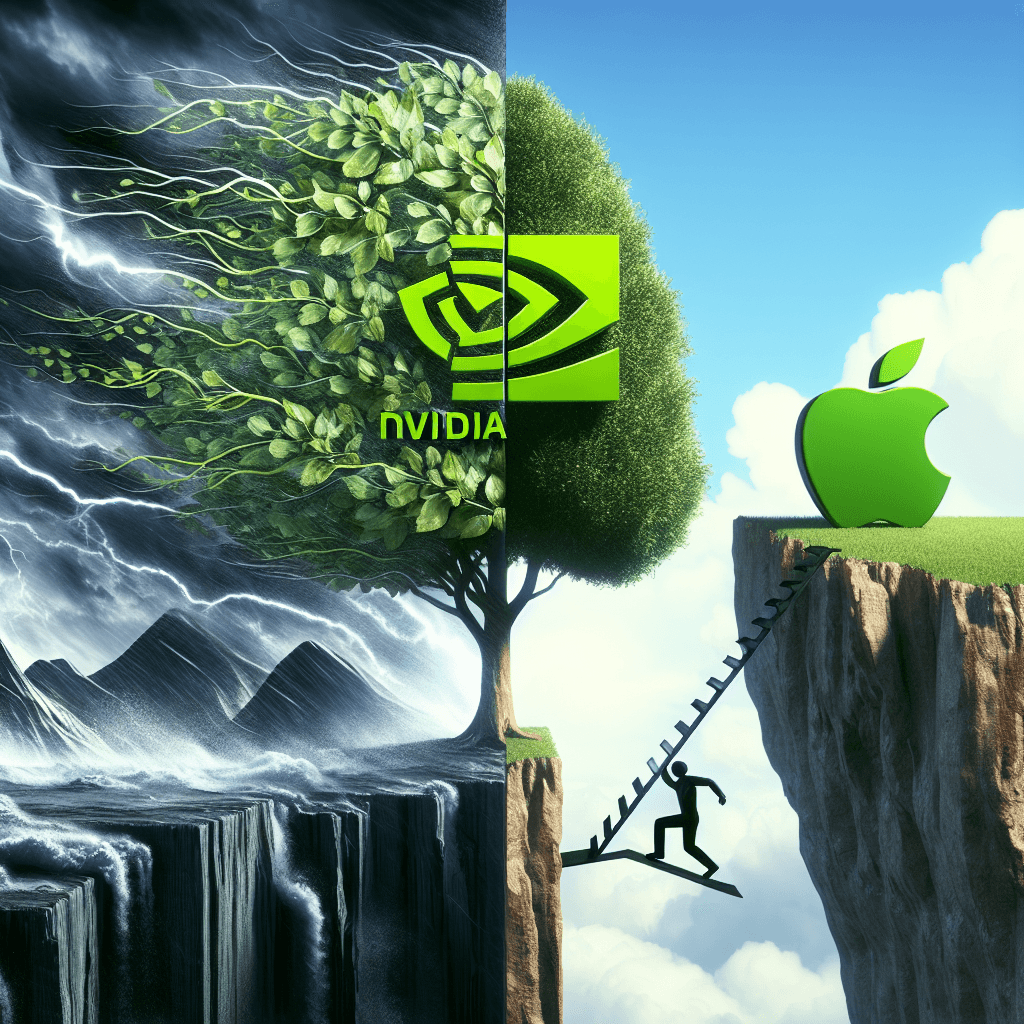Nvidia Thrives Amid Trade Challenges While Apple Faces AI Hurdles