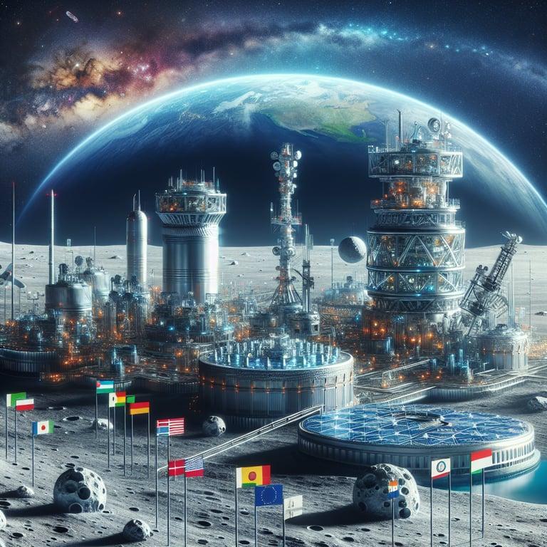 Banner for NASA Aims for Lunar Nuclear Power by 2030 in New Space Race