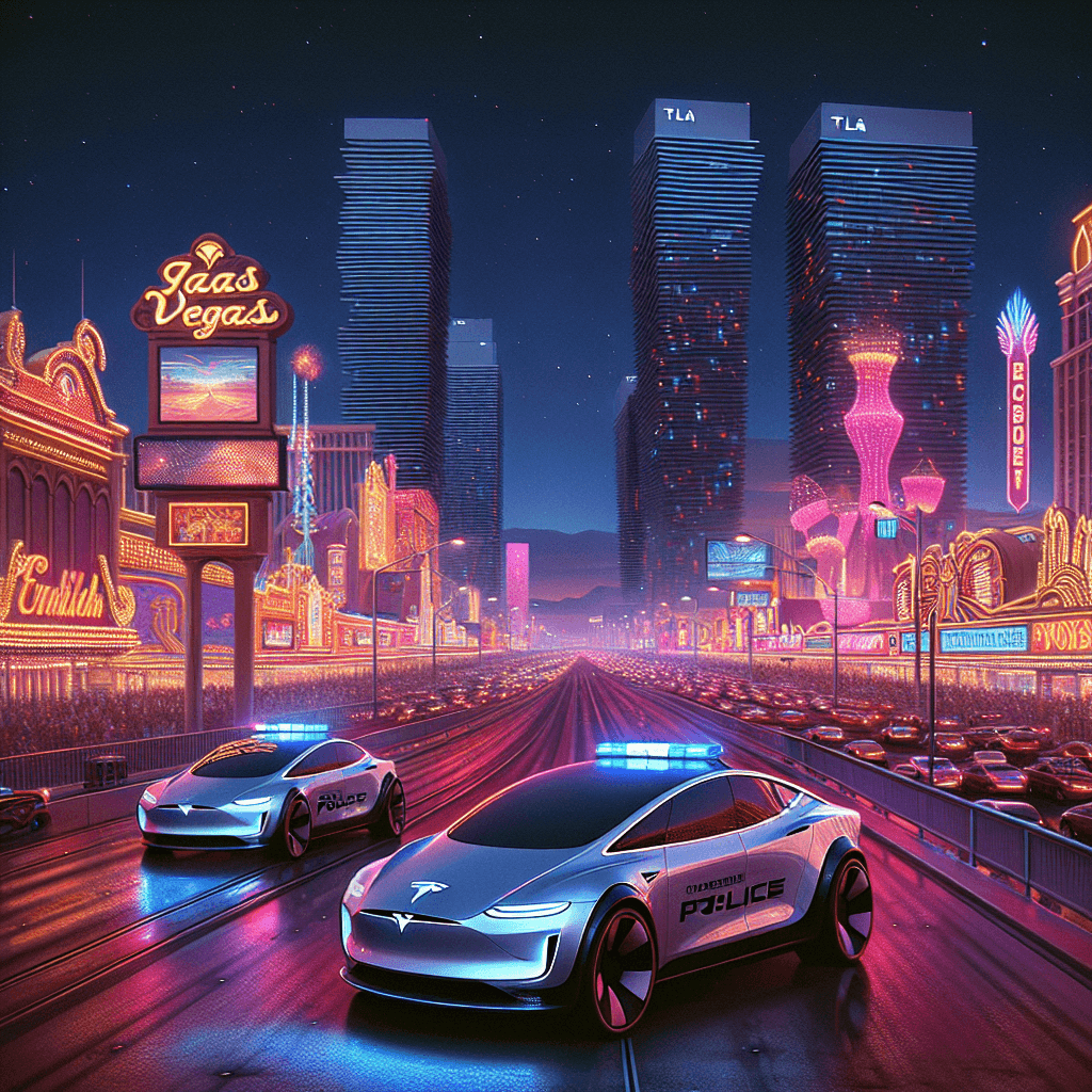 Las Vegas Police Hit the Roads with Largest Fleet of Tesla Cybertrucks!