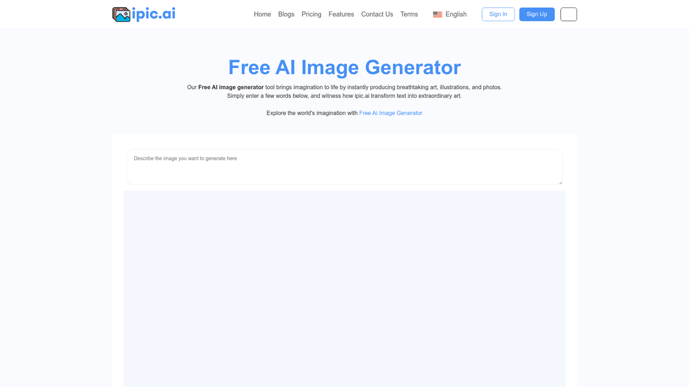 Ipic.ai screenshot