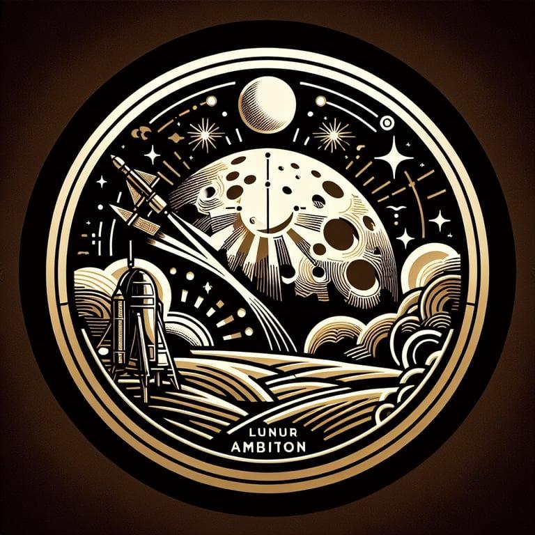 Banner for NASA's Artemis II Mission Patch: A Symbol of Lunar Ambition