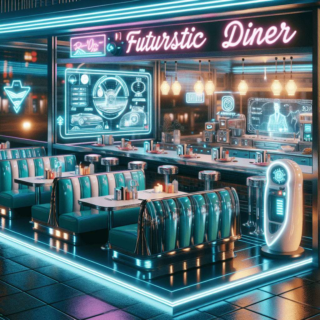 Elon Musk's Tesla Diner: Where Retro Meets Futuristic Innovation!