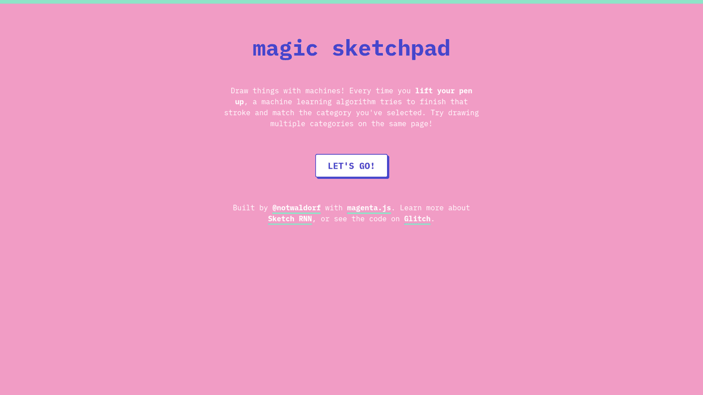 Magic Sketchpad screenshot