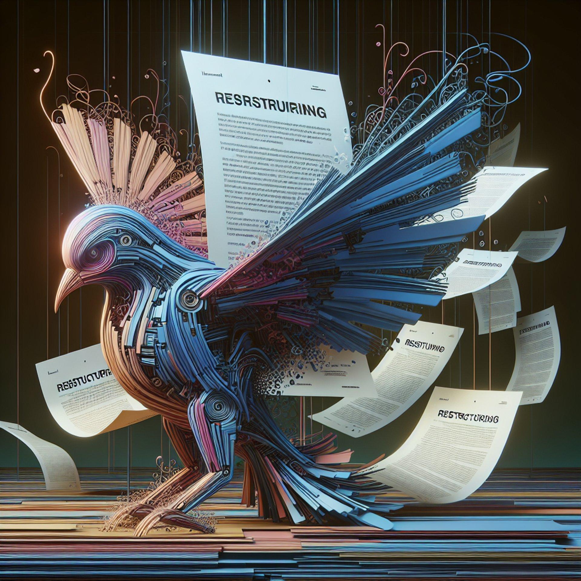 Banner for Bird Clips Wings: Lays Off 120 in AI-Driven Restructuring